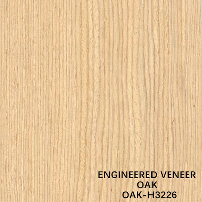 Chapa de madera artificial de madera recta del grano H3226 del roble blanco de la copia para el recubrimiento de paredes Fsc