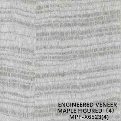 El arce reconstituido hotel figuró que la chapa de madera X6523 teñió el buen precio de Grey Color Slice Cut Technics de la fabricación de China