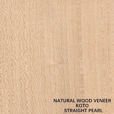 El cuarto natural de la chapa de madera del Koto cortó la buena capacidad de la fuente del grano recto especial de la perla para teñir proceso