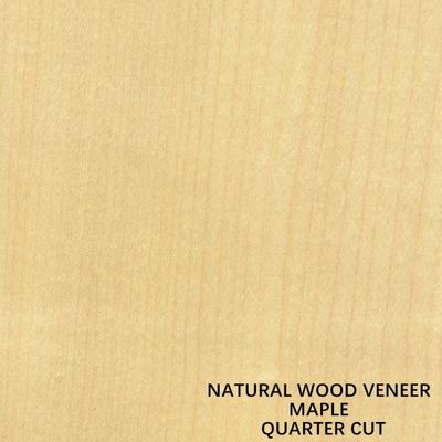 El cuarto natural americano de la chapa de madera del arce cortó la buena calidad del grueso 0.5m m para los muebles y el instrumento musical