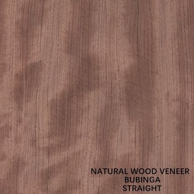 Derecho chapa natural de madera de 0.5m m África Bubinga para los muebles/los instrumentos musicales