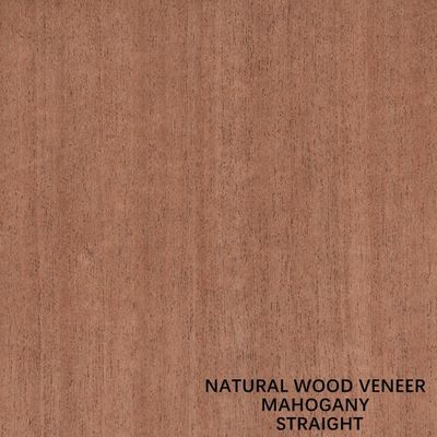 Chapa de madera de caoba natural del grano recto para los muebles y los instrumentos de música