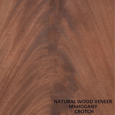 La madera de caoba natural trasera esquilada chapea la entrepierna especial de 0.5m m para la decoración del hotel