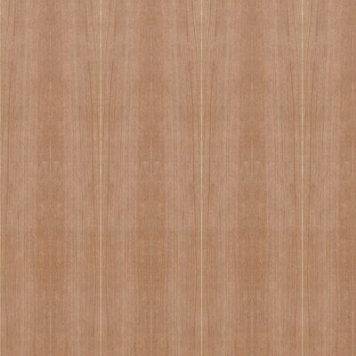 El Mdf natural de la suposición de la chapa de madera de roble rojo/el grano recto del conglomerado para el gabinete artesona la longitud de 2440/2745/3050m m