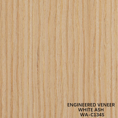 0.15-0.55 mm Reconocimiento de madera carilla de ceniza blanca 134S 2500 * 640 mm