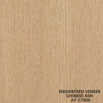 Veneer de madera de lujo China de ceniza hecha por el hombre tamaño alargado 3100mm se puede personalizar para la decoración China hace