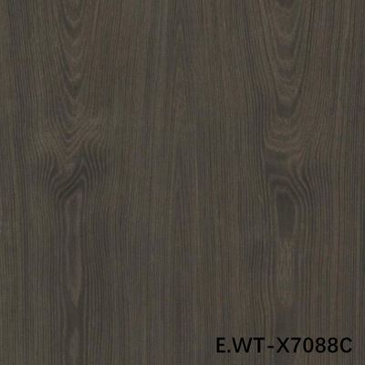 Finca de madera de alta calidad de ingeniería de nuez europea E.WT-X7088C Corte de corona Tres flores para decoración de puertas
