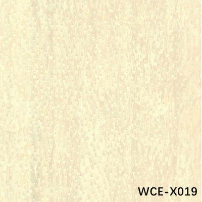 Ojo de Gato Blanco WCE-X019 Texturas irregulares Venecedura de madera de ingeniería 0.15-0.55mm Para el interior del automóvil