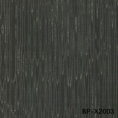 Chapa de madera de ébano negro de lujo BP-X2003 Nuevo diseño 3100mm de largo para revestimiento de puertas de madera