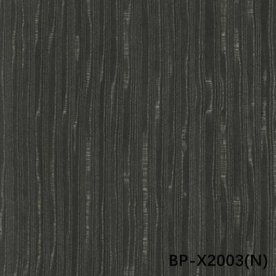 Chapa de madera de ébano negro veteado BP-X2003 (N) Nuevo diseño, 3100 mm de largo para revestimiento de puertas de madera