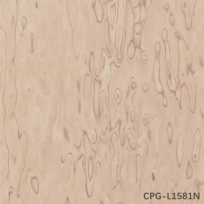 Nuevo diseño personalizado de ingeniería de madera carilla ciprés Burl CPG-L1581N longitud 2500-3100mm Fancy Panel Sheet