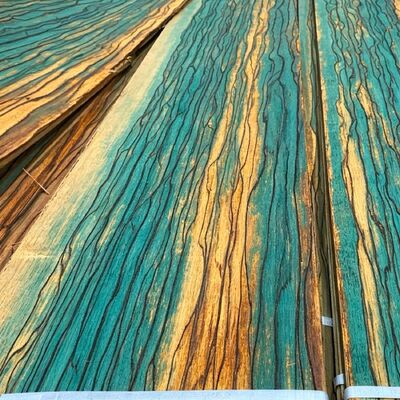 Chapa de Madera Natural Teñida con Plantas Ecológicas, Chapa de Madera Iridescente Vibrante y Colorida, Chapa Decorativa Sostenible para Proyectos de Mobiliario Interior 0.5mm